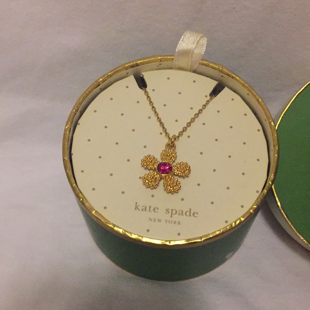 Kate Spade Pink Daisy necklace